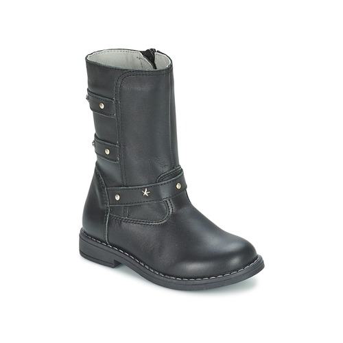 Chaussures Fille Bottes ville Citrouille et Compagnie ELZA Noir