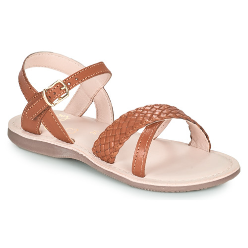 Chaussures Fille Sandales et Nu-pieds Little Mary LIANE Marron