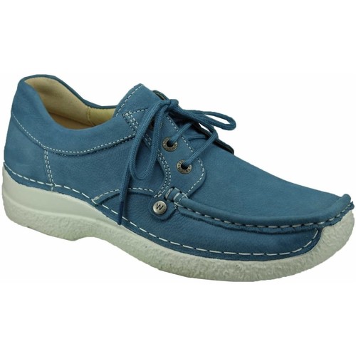 Chaussures Femme Mocassins Wolky  Bleu