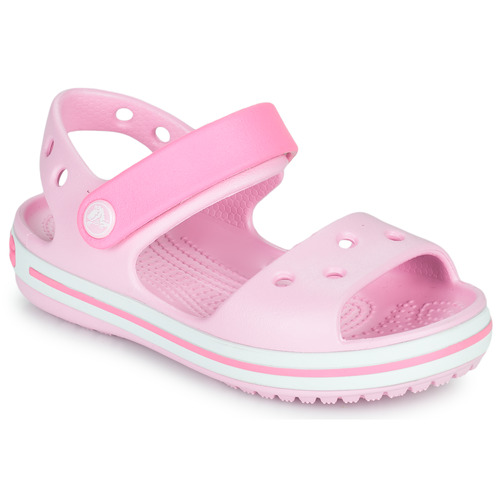 Chaussures Fille Sandales et Nu-pieds Crocs CROCBAND SANDAL KIDS Rose