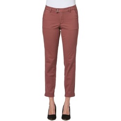 Vêtements Femme Pantalons fluides / Sarouels Les Petites Bombes Les Petites Bombes pantalon chino Noémie Choco Marron