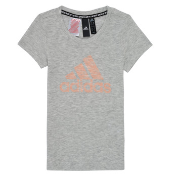 Vêtements Fille T-shirts manches courtes adidas Performance JAGAMEE Blanc