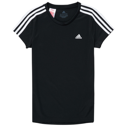 Vêtements Fille T-shirts manches courtes Adidas Sportswear GROISTRE Noir