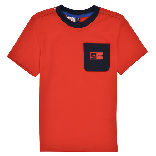 Vêtements Garçon Ensembles enfant adidas Performance LB DY SHA SUM Rouge / Marine