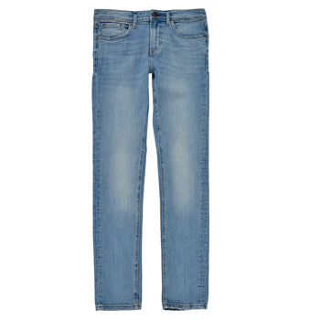 Vêtements Garçon Jeans skinny Teddy Smith FLASH Bleu