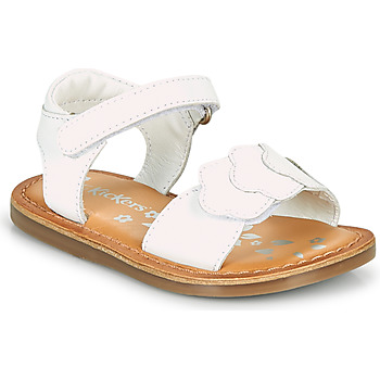 Chaussures Fille Sandales et Nu-pieds Kickers DYASTAR Blanc