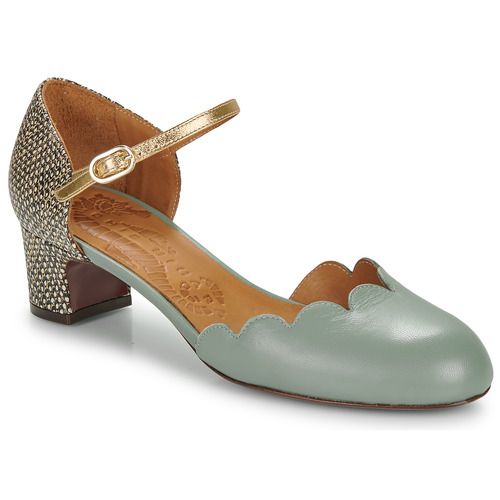 Chaussures Femme Ballerines / babies Chie Mihara UKUMA Vert / Doré