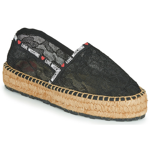 Chaussures Femme Espadrilles Love Moschino JA10373G1C Noir