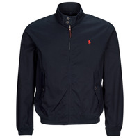 Vêtements Homme Blousons Polo Ralph Lauren BLOUSON ZIPPE EN SERGE DE COTON AVEC DOUBLURE TARTAN Marine