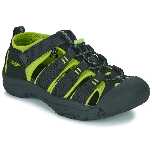 Chaussures Garçon Sandales sport Keen NEWPORT H2 Noir / Vert