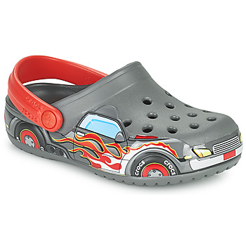 Chaussures Garçon Sabots Crocs FLTRUCKBANDCLOG K Gris /rouge