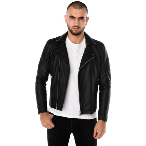 Vêtements Homme Vestes en cuir / synthétiques Cityzen MILANO BLACK Noir