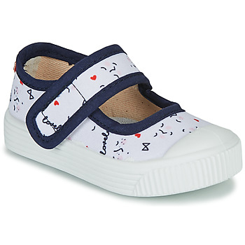 Chaussures Enfant Ballerines / babies Citrouille et Compagnie MY LOVELY BABIES Blanc imprimé