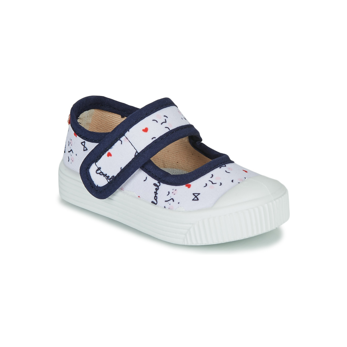 Chaussures Enfant Ballerines / babies Citrouille et Compagnie MY LOVELY BABIES Blanc imprimé