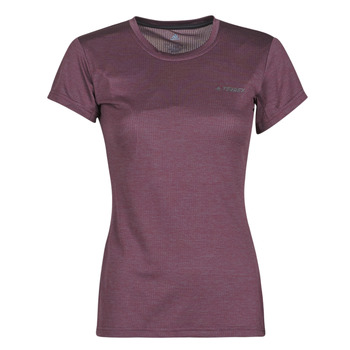 Vêtements Femme T-shirts manches courtes adidas Performance W Tivid Tee Violet