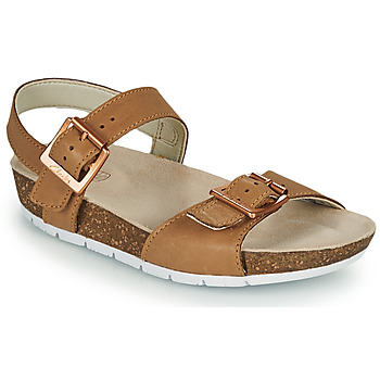 Chaussures Enfant Sandales et Nu-pieds Clarks RIVER SAND K Camel