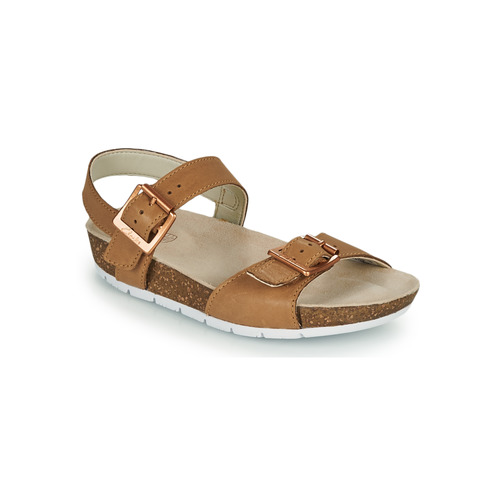 Chaussures Enfant Sandales et Nu-pieds Clarks RIVER SAND K Camel