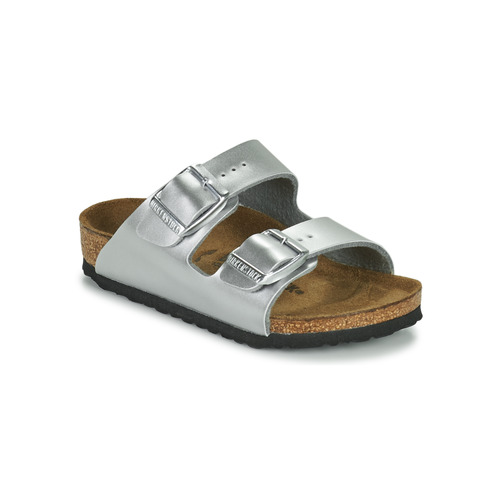 Chaussures Fille Mules Birkenstock ARIZONA Argenté