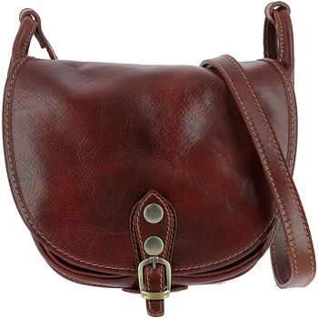 Sacs Femme Sacs Dupond Durand MORRA gibecière vintage en cuir Marron