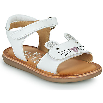 Chaussures Fille Sandales et Nu-pieds Mod'8 CLOONIE Blanc