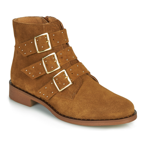 Chaussures Femme Boots Betty London LYS Cognac