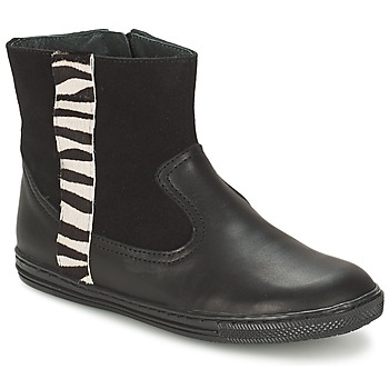 Chaussures Fille Boots Citrouille et Compagnie ELLIA Noir