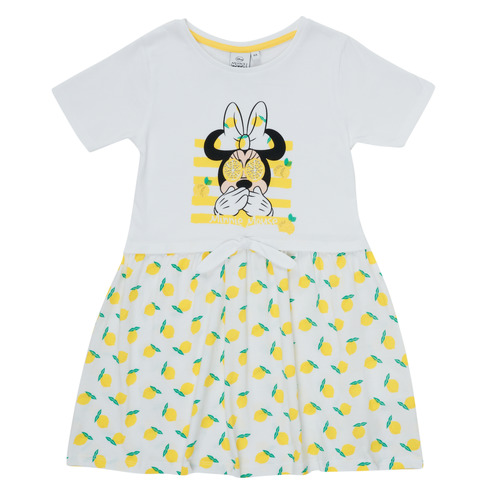 Vêtements Fille Robes courtes TEAM HEROES  MINNIE DRESS Blanc