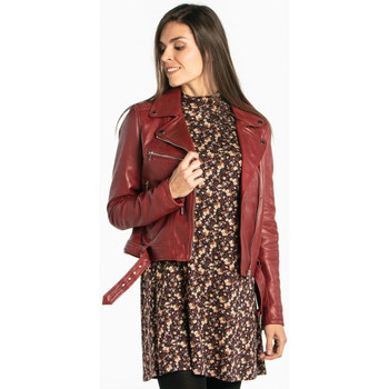 Vêtements Femme Vestes en cuir / synthétiques Rose Garden LAURIE LAMB CASTEL RED ZZ Rouge