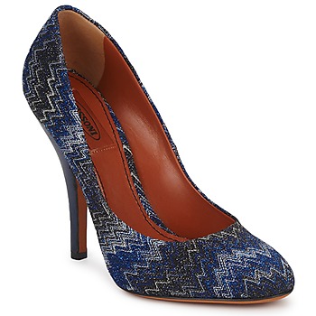 Chaussures Femme Escarpins Missoni VM005 Bleu