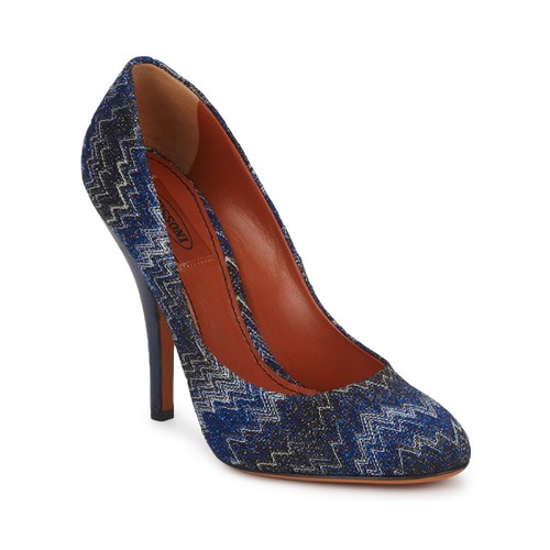 Chaussures Femme Escarpins Missoni VM005 Bleu