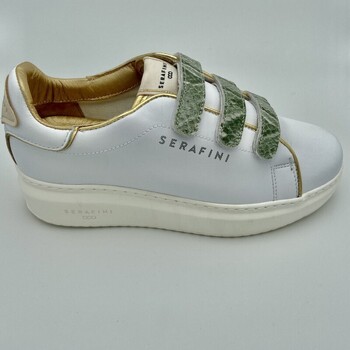 Chaussures Femme Baskets mode Serafini CONNORS BASKETVELCROS MILITA E Blanc