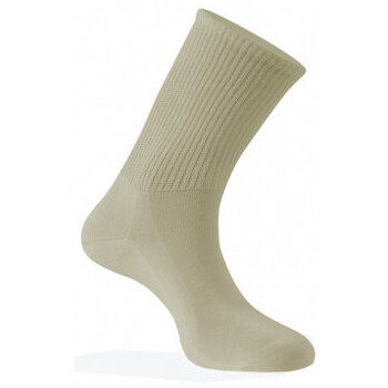 Sous-vêtements Homme Chaussettes Kindy Mi-chaussettes pur coton spéciales diabétiques Homme Beige