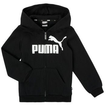 Vêtements Garçon Sweats Puma ESSENTIAL BIG LOGO FZ HOODIE Noir