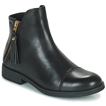 Chaussures Fille Boots Geox AGATO Noir