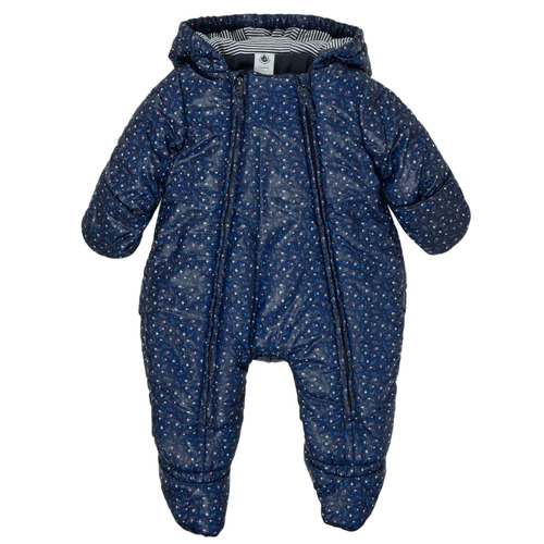 Vêtements Fille Doudounes Petit Bateau BETTA Marine / Multicolore