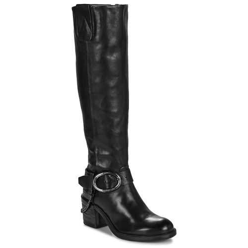 Chaussures Femme Bottes ville Airstep / A.S.98 JAMAL HIGH Noir