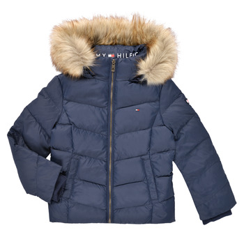 Vêtements Fille Doudounes Tommy Hilfiger RESTRI Marine