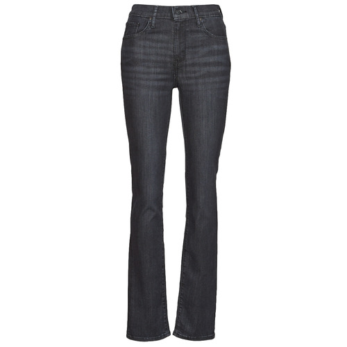 Vêtements Femme Jeans droit Levi's 725 HIGH RISE STRAIGHT Noir