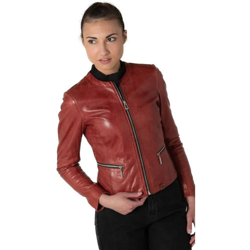 Vêtements Femme Vestes en cuir / synthétiques Rose Garden ETHEL LAMB RUBY ROSE WOOD Rouge