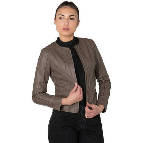 Vêtements Femme Vestes en cuir / synthétiques Cityzen CYNTHIA TAUPE Beige