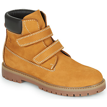 Chaussures Garçon Boots Citrouille et Compagnie PAXA Camel