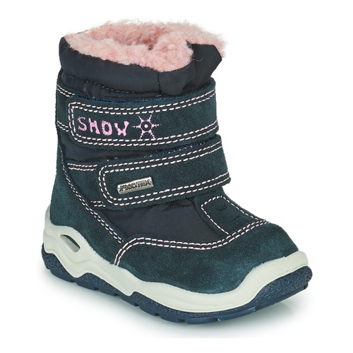 Chaussures Fille Bottes de neige Citrouille et Compagnie POUDOU Bleu/rose