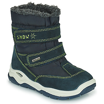 Chaussures Fille Bottes de neige Citrouille et Compagnie POUDOU Bleu/vert