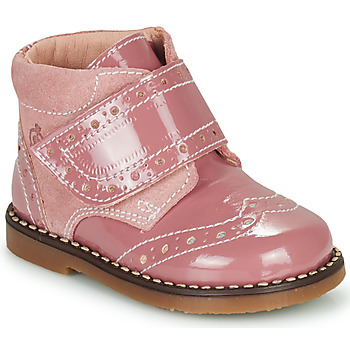 Chaussures Fille Boots Citrouille et Compagnie PROYAL Rose vernis