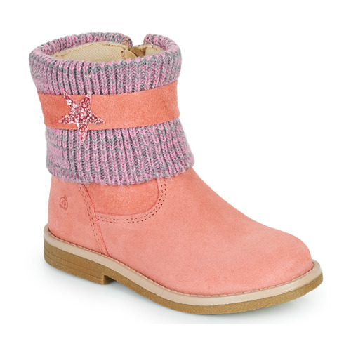 Chaussures Fille Boots Citrouille et Compagnie PASTEK Rose 