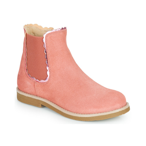 Chaussures Fille Boots Citrouille et Compagnie PRAIRIE Rose