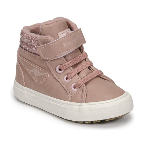 Chaussures Fille Baskets montantes Kangaroos KAVU III Rose