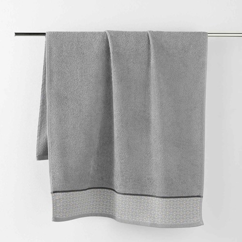 Maison & Déco Serviettes et gants de toilette Douceur d intérieur BELINA Gris