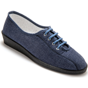 Chaussures Femme Sandales et Nu-pieds Pediconfort Derbies en toile intérieur souples Bleu