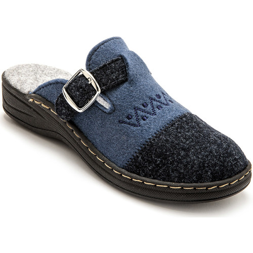 Chaussures Femme Chaussons Pediconfort Mules fibres recyclées Bleu